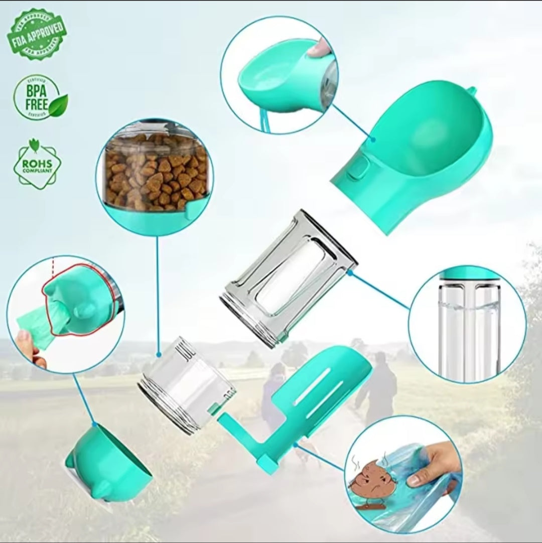 Multifunctional 4 in 1 Water Bottle