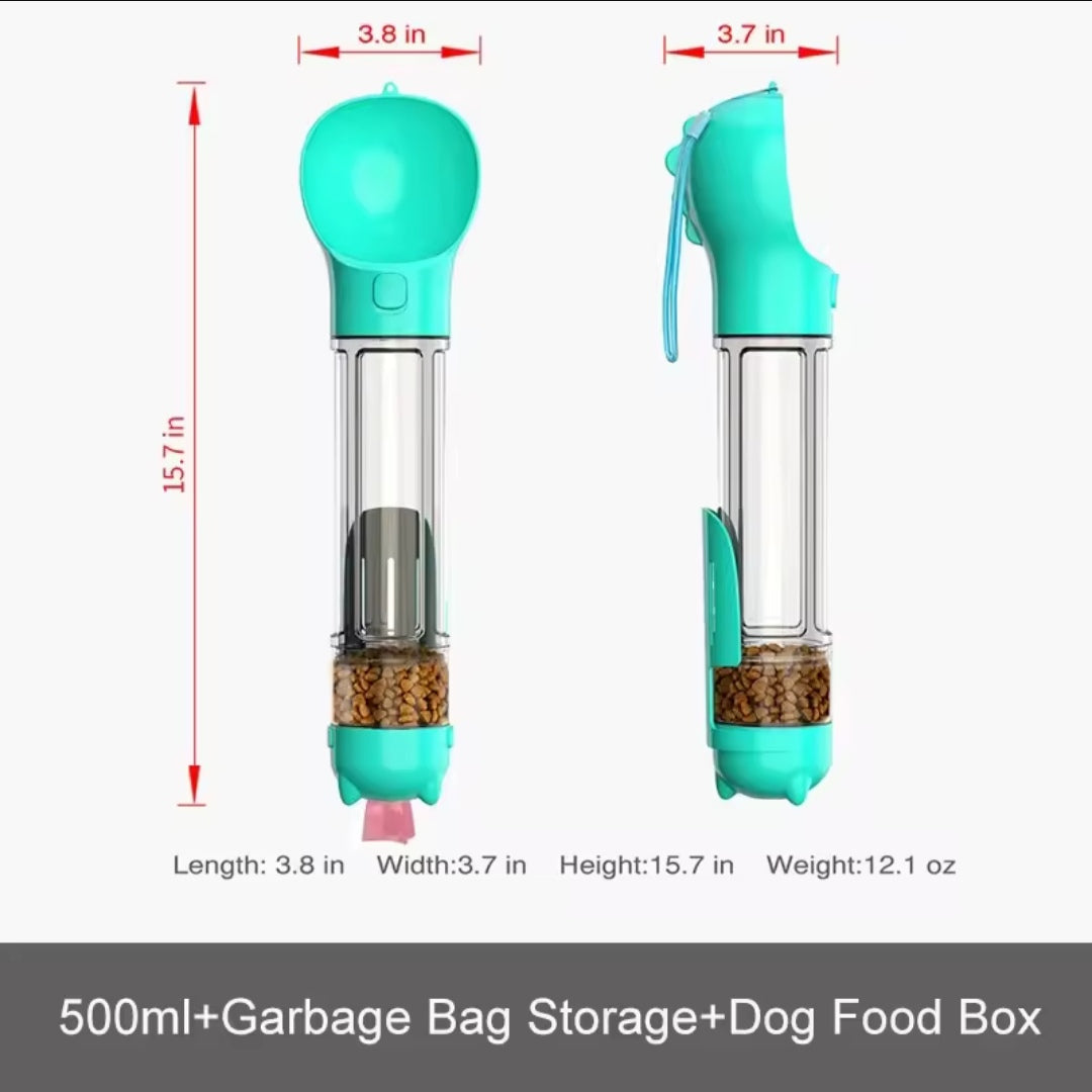Multifunctional 4 in 1 Water Bottle