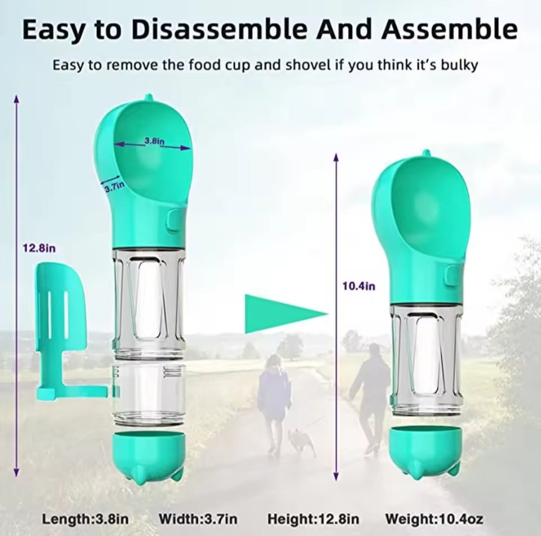 Multifunctional 4 in 1 Water Bottle