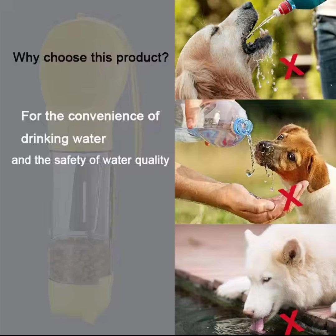 Multifunctional 4 in 1 Water Bottle